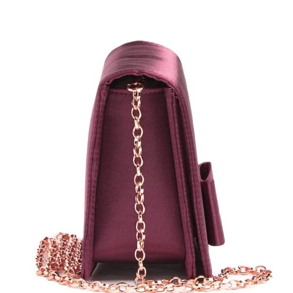 Ted Baker London Eveelyn Bow Satin Evening Bag - Picture 2 of 11